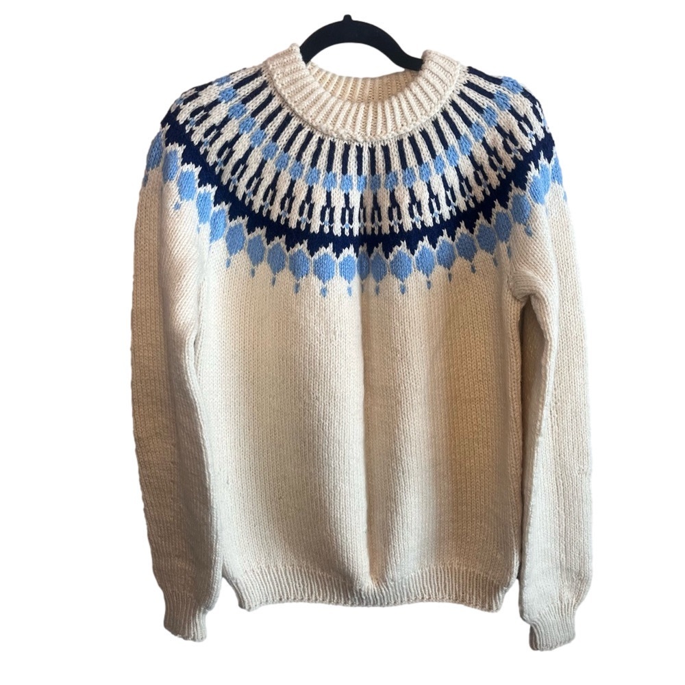 Handknit Oversized Chunky Knit Sweater Women’s
